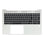 HP Laptop Toetsenbord Azerty BE + Top Cover, BL - Zilver