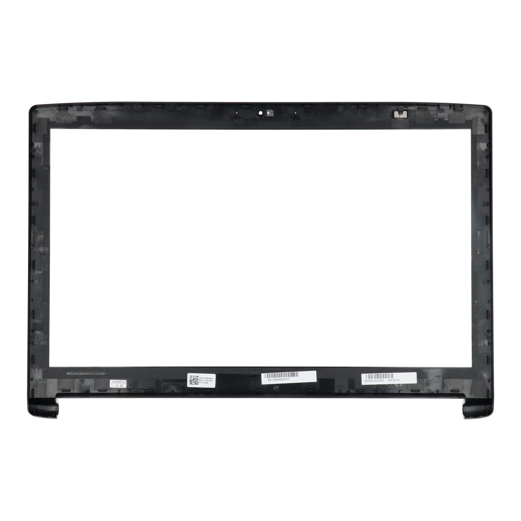 Acer Laptop LCD Bezel - Zwart