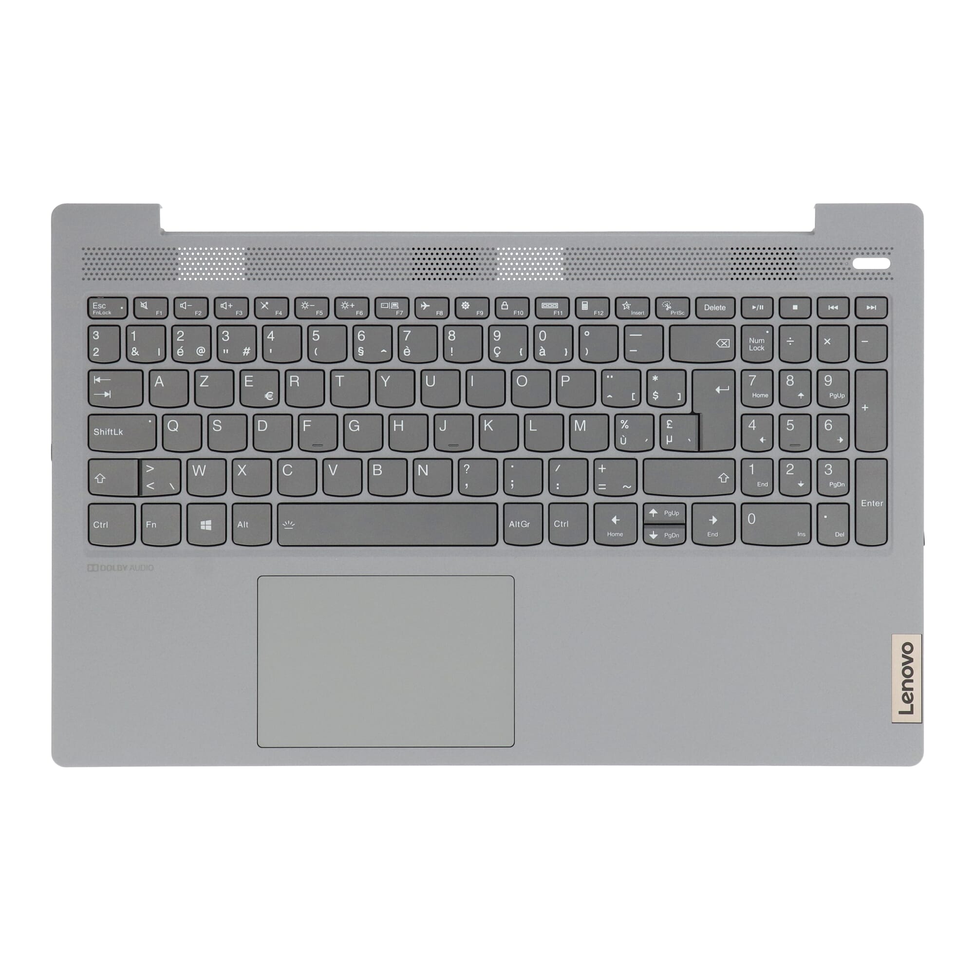 Lenovo Laptop Toetsenbord Azerty BE + Top Cover. BL - Grijs