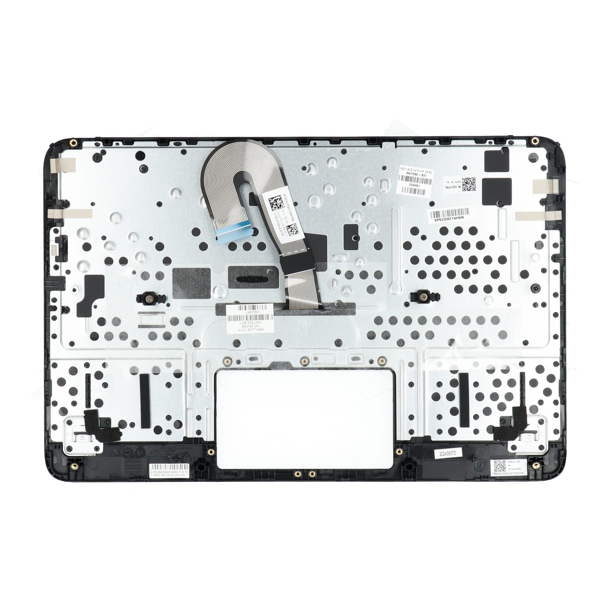 HP Laptop Toetsenbord Qwerty US + Top Cover - Zwart