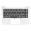 HP Laptop Toetsenbord Qwerty US + Top Cover, BL - Zilver