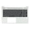 HP Laptop Toetsenbord Azerty BE + Top Cover - Zilver